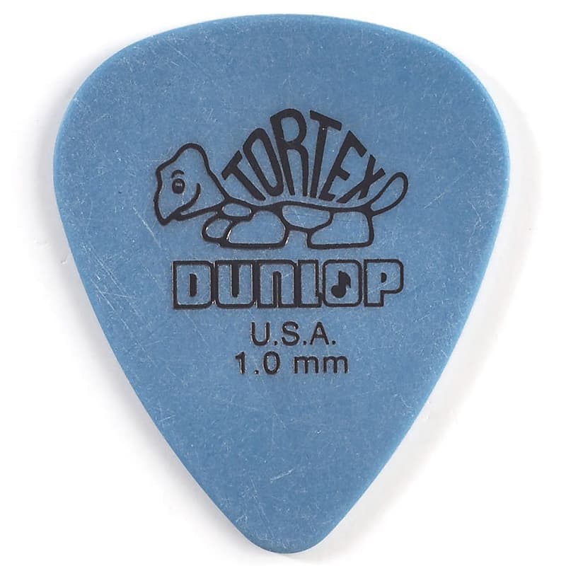 Dunlop 418R1.0 Tortex Standard 1.0mm Guitar Picks, 72 Pack image 1