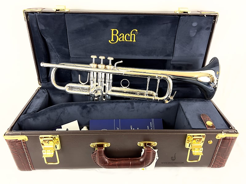 Bach Stradivarius 180S37 Pro Silver Plated Trumpet Ready To | Reverb