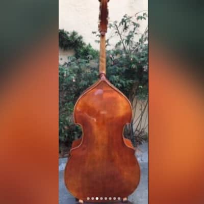 5-String E.M. Pöllmann “Emperor”  Busseto Bass 2000 Spruce / Maple (So. CA area) image 6