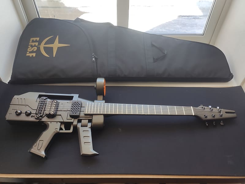 Esp Custom Shop Gundam 2002 EFSF Beam Raygun Guitar with | Reverb