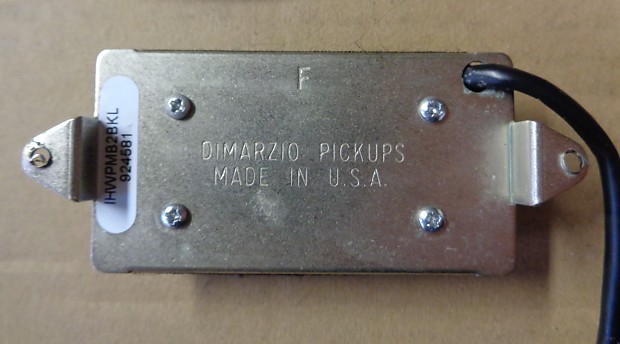 DiMarzio Fusion Edge 6 String Pickup Set Black Neck and
