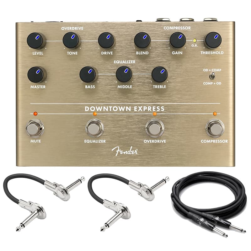 New Fender Downtown Express Bass Guitar Multi Effect Pedal