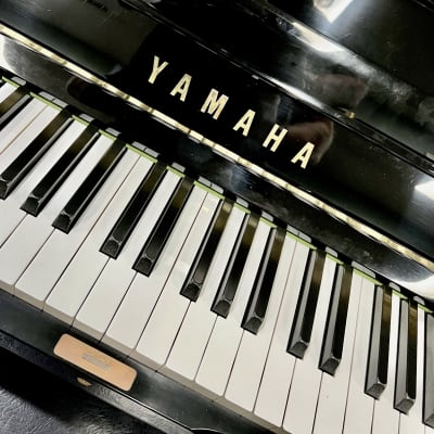 Yamaha U1 Acoustic Piano Polished Ebony image 1