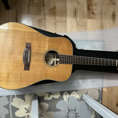 Fender GD-47S/12 Nat Natural 12 String Acoustic Electric Guitar with Fender Hard Case image 2