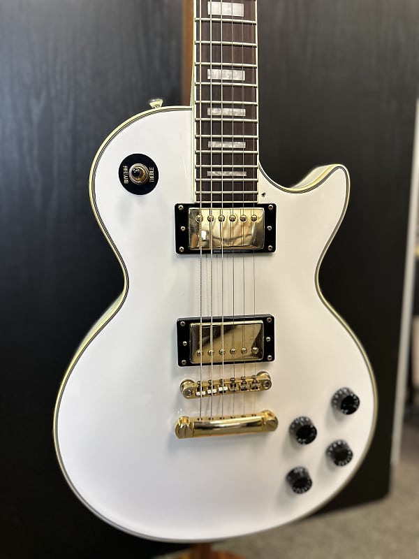 Epiphone Les Paul Custom Pro - Alpine White | Reverb Canada