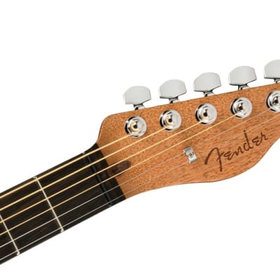 Fender American Acoustasonic Telecaster Acoustic-Electric Guitar Crimson Red image 4