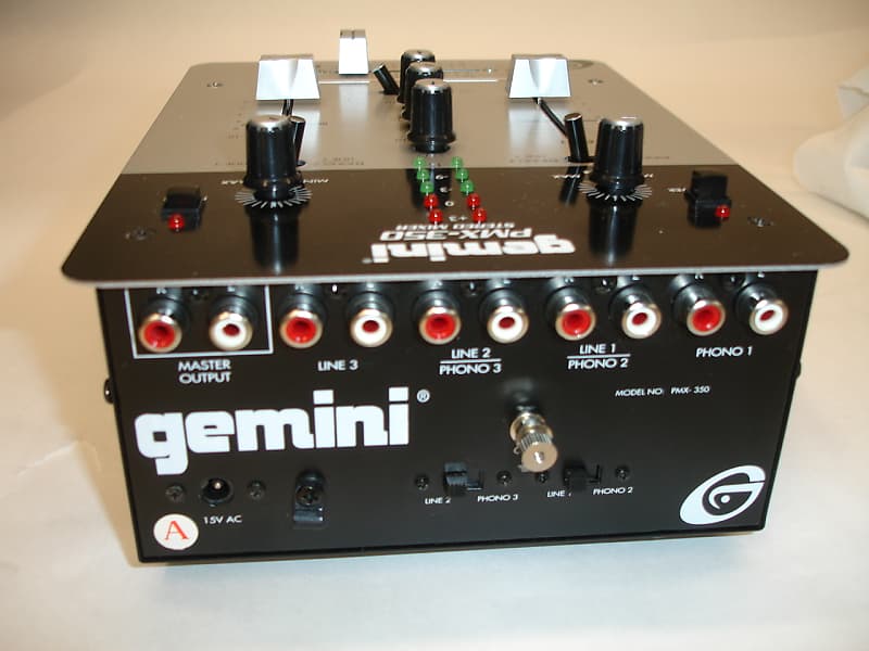 Gemini PMX-350 2-Channel Stereo DJ Mixer