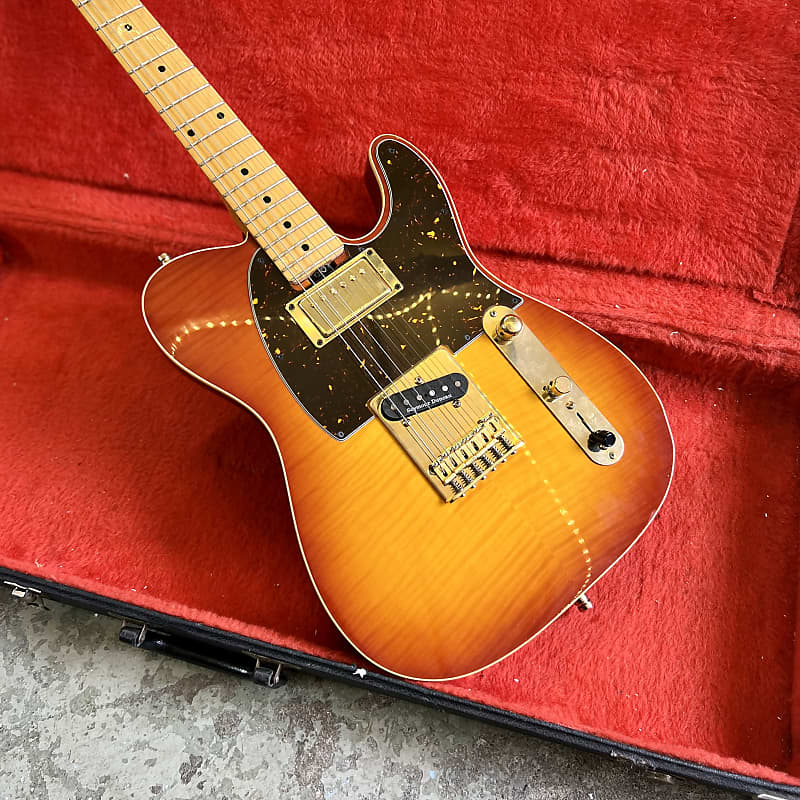 MIJ ESP Edwards Tele custom deluxe 2013 - Sunburst original