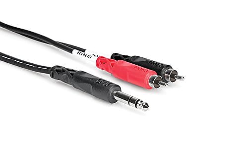 Hosa - TRS-203 - 1/4 inch TRS to Dual RCA Insert Cable - 9 ft. image 1