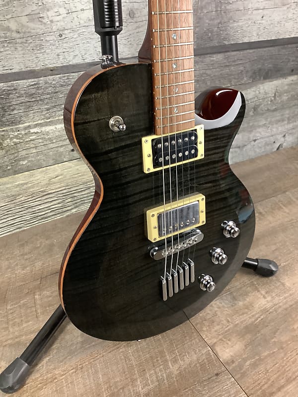 Yamaha AES620 Electric Guitar - Transparent Black | Reverb
