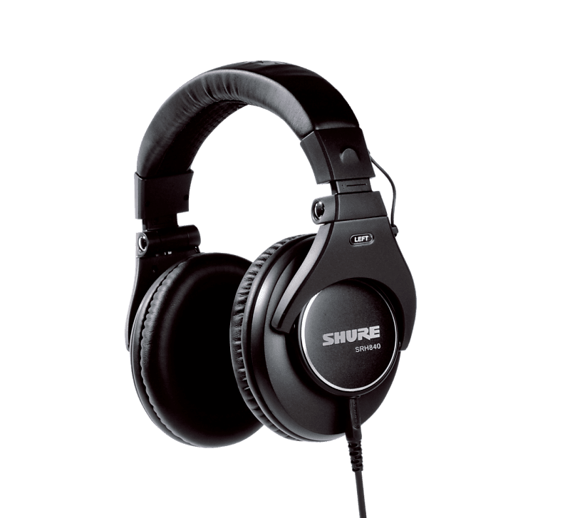 Shure SRH840 Professional Monitoring Headphones  			