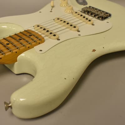2022 Fender Custom Shop '56 Stratocaster Relic/Closet Classic India Ivory w/OHSC image 9