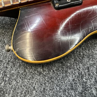 Mosrite Brass Rail 70s Red Burst image 8