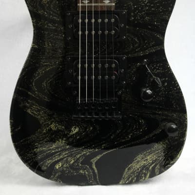 Custom Swirl Painted Laguna LE-50 (Short Scale) Electric Guitar for sale
