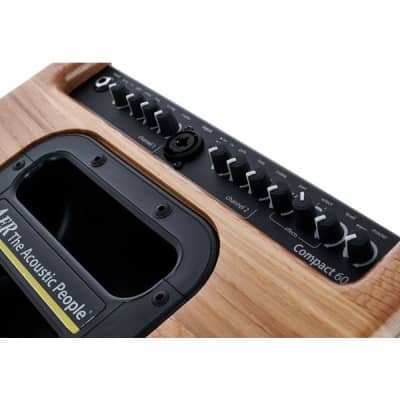 AER Compact-60/4-ONT | 60W Acoustic Amp w/ 8" Speaker, Natural Oak. New with Full Warranty! image 16