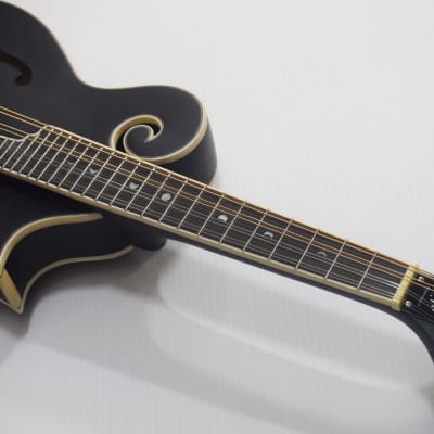 Luna Moonbird F-Style Acoustic-Electric Mandolin - Black Satin image 7