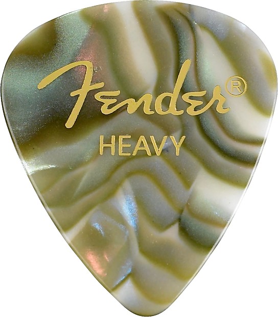 Fender 351 Shape Premium Picks Heavy Abalone image 1