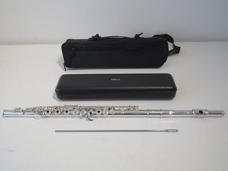 Yamaha YFL-371II Open Hole Flute with Solid Silver Head Joint - Serviced image 1
