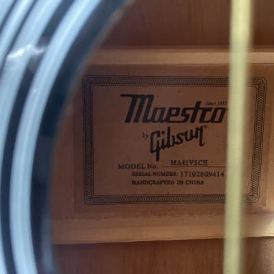 Gibson Maestro MA41VSCH - Sunburst image 6