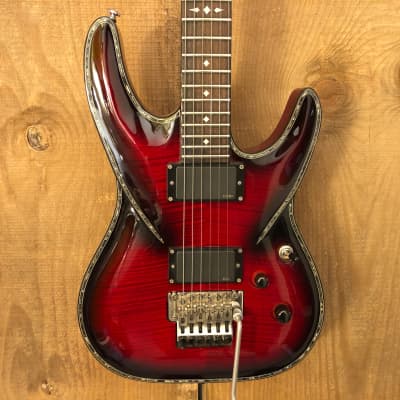 DBZ Diamond Barchetta STF-FR Electric Guitar Black Cherry w/ Floyd