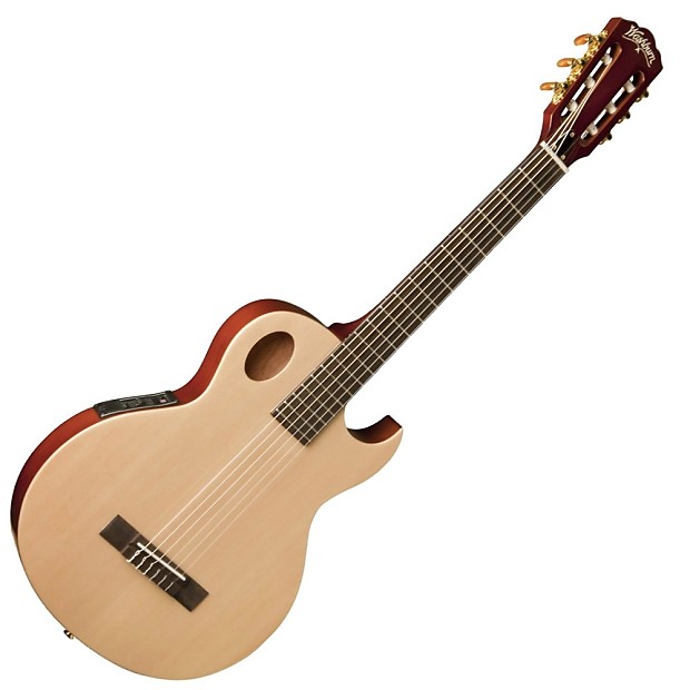 Washburn EACT42S Festival Series Acoustic-Electric Classical Guitar Natural image 1