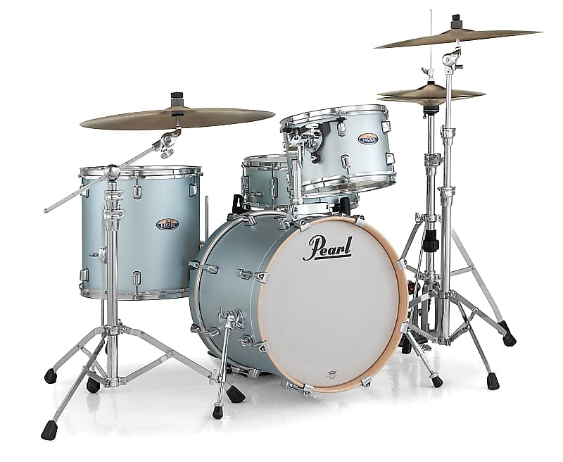 Pearl Decade Maple 4pc Drum Set Blue Mirage | Reverb