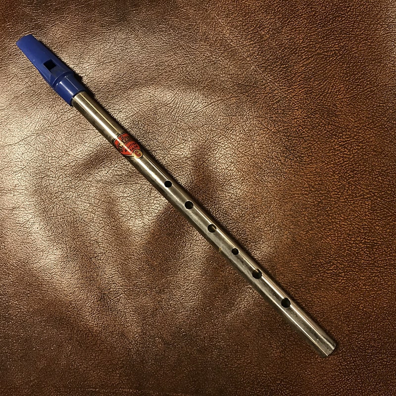 Generation Nickel Bb Tin Whistle With Red Mouthpiece 