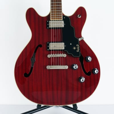 Guild Starfire SF-IV/ST Cherry Red Stoptail with Original Hardshell Case for sale