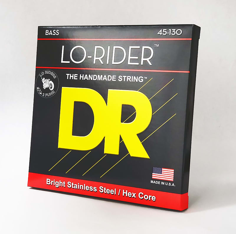 DR MH5-130 Lo-Rider BASS Strings (45-130) 5 string set image 1