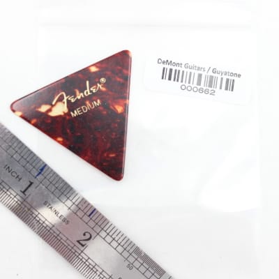 Fender Triangle Medium Vintage 355 Celluloid Tortoise Shell Style Pick- NOS for sale