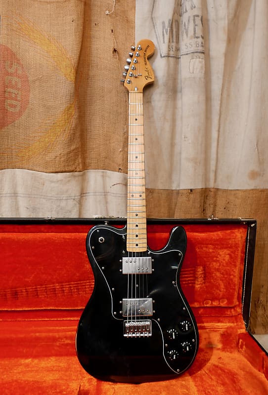 Fender Telecaster Deluxe Black Made in USA 1978 Vintage