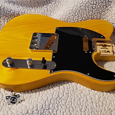 USA hand made Butterscotch body. Nitro finish .Made for a Tele neck. 3.3 Lbs. image 1