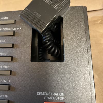 Yamaha Portasound VSS-100 Keyboard synth Sampler Sample 1980s - Black Anthracite Excellent condition in Original Box image 10