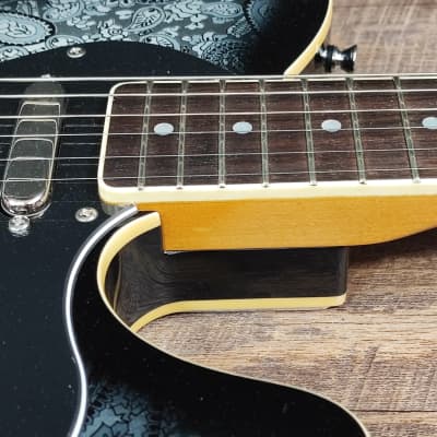 MyDream Partcaster Custom Built - Black Paisley Thinline Dreamsongs Freeway image 9