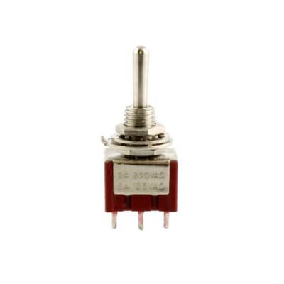 All Parts EP-4180-010 On-On-On Round Bat Mini Switch - Chrome for sale