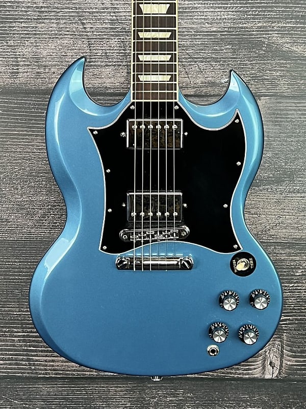 ギター Gibson SG Standard 2011 Pelham Blue Gibson SG Standard Electric Guitar Pelham Blue Burst