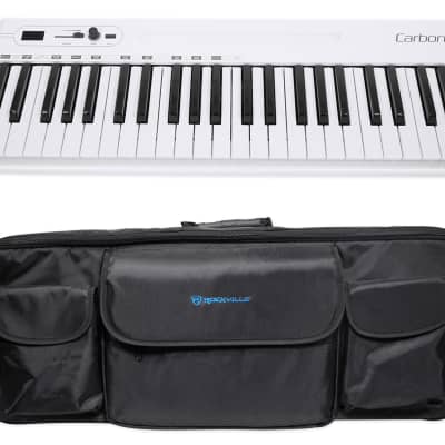 Samson Carbon 49 Key USB MIDI DJ Keyboard Controller+Software+Carry Bag
