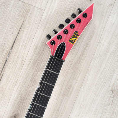ESP USA Horizon-II Guitar, Ebony Fretboard, Seymour Duncan '59 / Custom Pickups, Magenta Pearl image 9