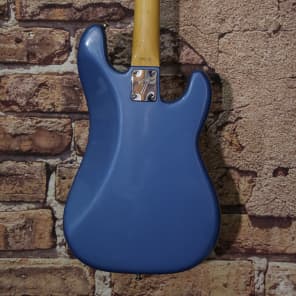 Left Handed Precision Bass w/ MIJ 50th Anniversary Fender Jazz Bass Neck Lake Placid Blue image 5