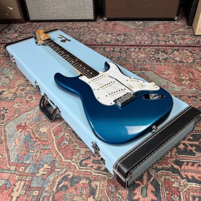 1997 Fender American Stratocaster Teal Metallic 7.9 lbs 100% Original image 20