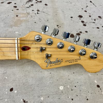 1980's Fender Stratocaster 2 Knob Dan Smith Strat Sunburst 1983-1984 image 5