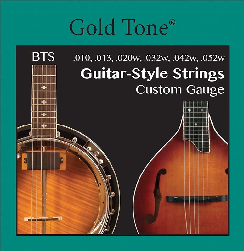 Gold Tone BTS Guitar-Style Strings - custom gauge nickel | Reverb