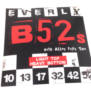 Everly Music 9220 B-52s Ultra Magnetic Electric Guitar Strings - Light Top Heavy Bottom (10-46)