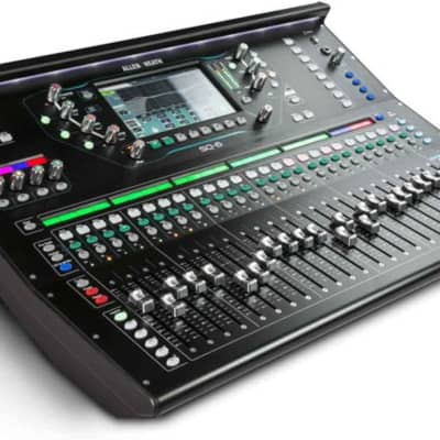 Allen & Heath AH-SQ-6 Digital Mixer, 48 Input Channels, 7" Colour Touchscreen, 24 Onboard Preamps, 25 Faders, 16 SoftKeys AES Digital Output image 2