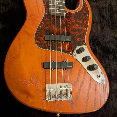 Warmoth Jazz Bass, Custom built solid walnut body! Wenge neck | Reverb