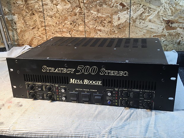 Mesa/Boogie STRATEGY 500 STEREO パワーアンプ Mesa Boogie Strategy 500 | Reverb