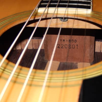 MADE IN JAPAN 1977 - YAMAKI YM800 - SIMPLY WONDERFUL - MARTIN D35 STYLE - ACOUSTIC GUITAR image 4