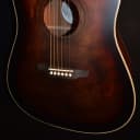 Luna Art Vintage DCE Dreadnought Cutaway Acoustic Electric Guitar - Free Shipping!