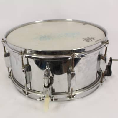 Pearl Steel Shell SS Snare Drum 8 lug 14" X 5" with Case - Chrome image 3