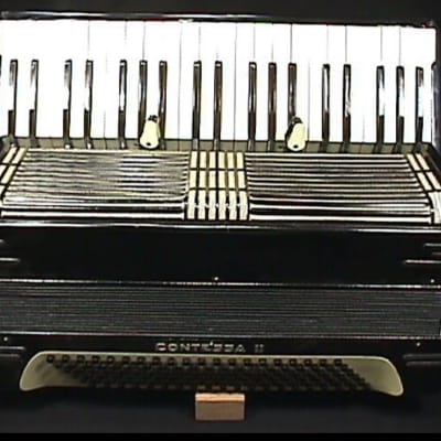 Vintage Italian Made Contessa II 120 Bass Accordion in it's Original Case & Ready to Play as-is image 3